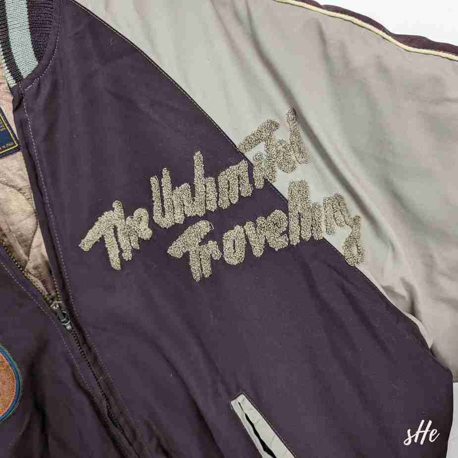 Vintage Unlimited Bomberjacke | Made in Italy | West Indien Stickerei | Gr. S Kopie von Kopie von Ohne Titel50