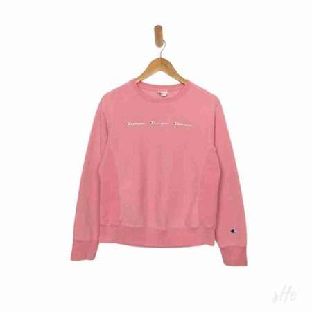 champion vintage sweater rosa damen s front