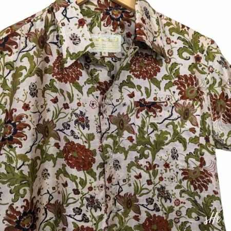 thailand vintage seidenbluse s damenvorne