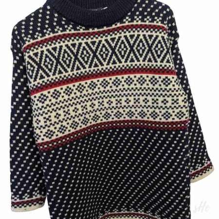 vintage pullover norwegerstyle detail ansicht vorne