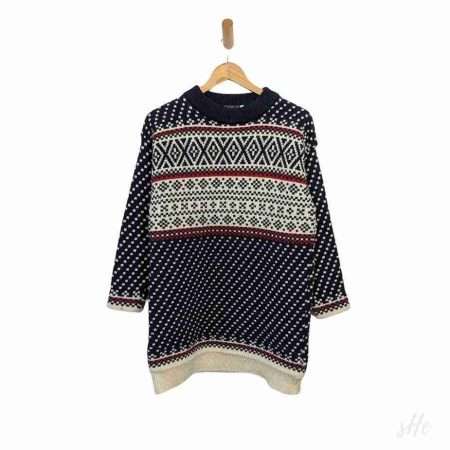 vintage pullover norwegerstyle frontansicht