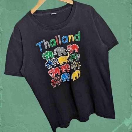 vintage souvenir tshirt thailand damen vorne vintage souvenir tshirt thailand damen vorne