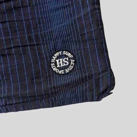 streifen vintage badeshort herren l patch