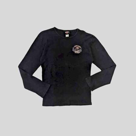 vintage harley davidson langarmshirt vorne