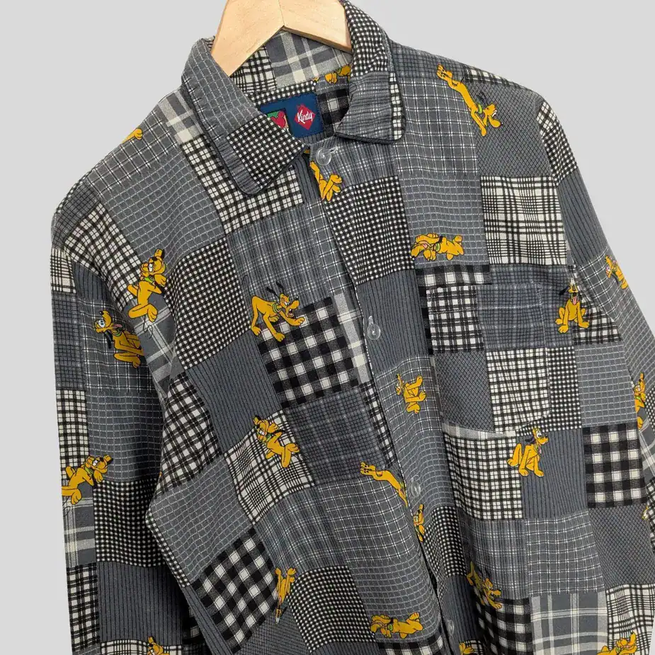 Vintage Disney Shirt Mickey Unlimited | Gr. M Pluto Patchwork vintage mickey unlimited details