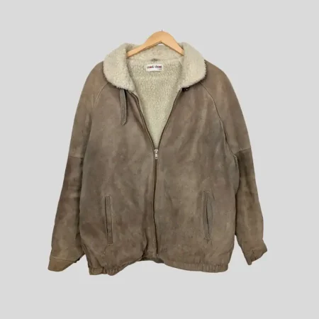 vintage wildlederjacke Raoul Simon front