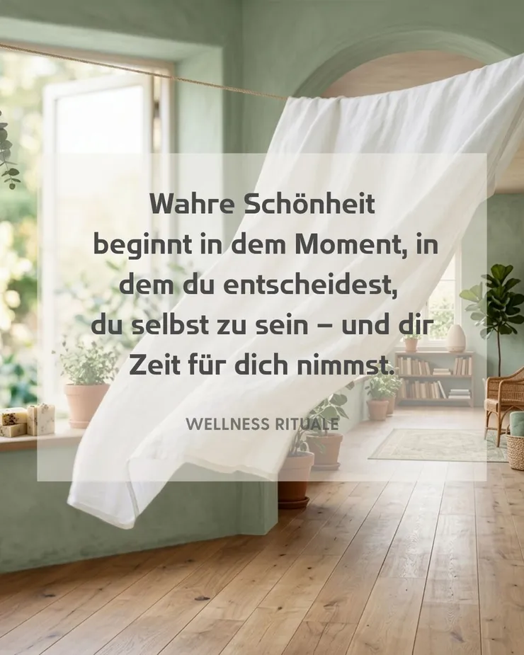 Wellness Rituale Spruch