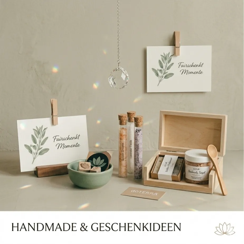 andgemachte Sonnenfänger und Geschenkideen für mehr Achtsamkeit im Alltag.