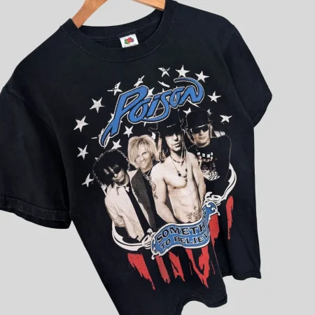 poison-band-shirt-details Poison Band Shirt aus dem Jahr 2011 Detailansicht Vorne