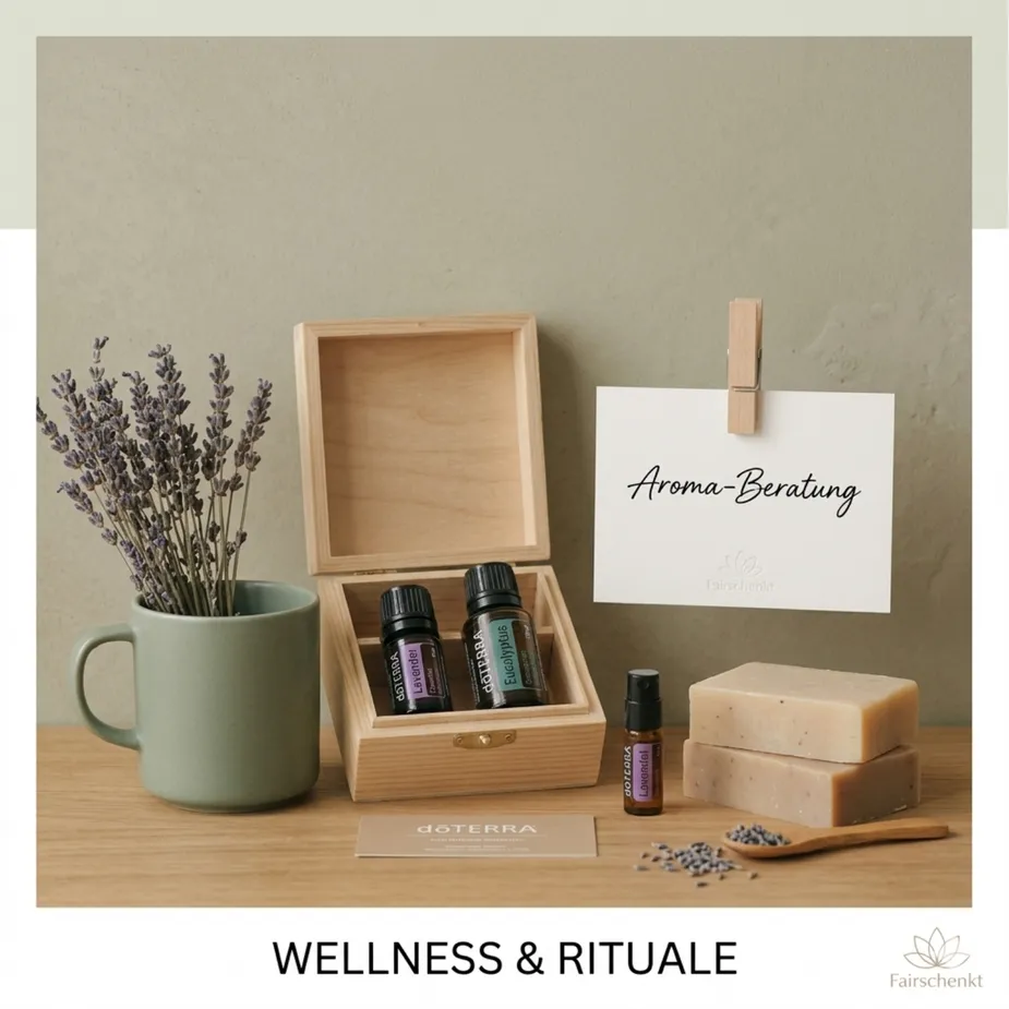 Etherische dōTERRA Öle und Naturseifen für Wellness Rituale von Fairschenkt.